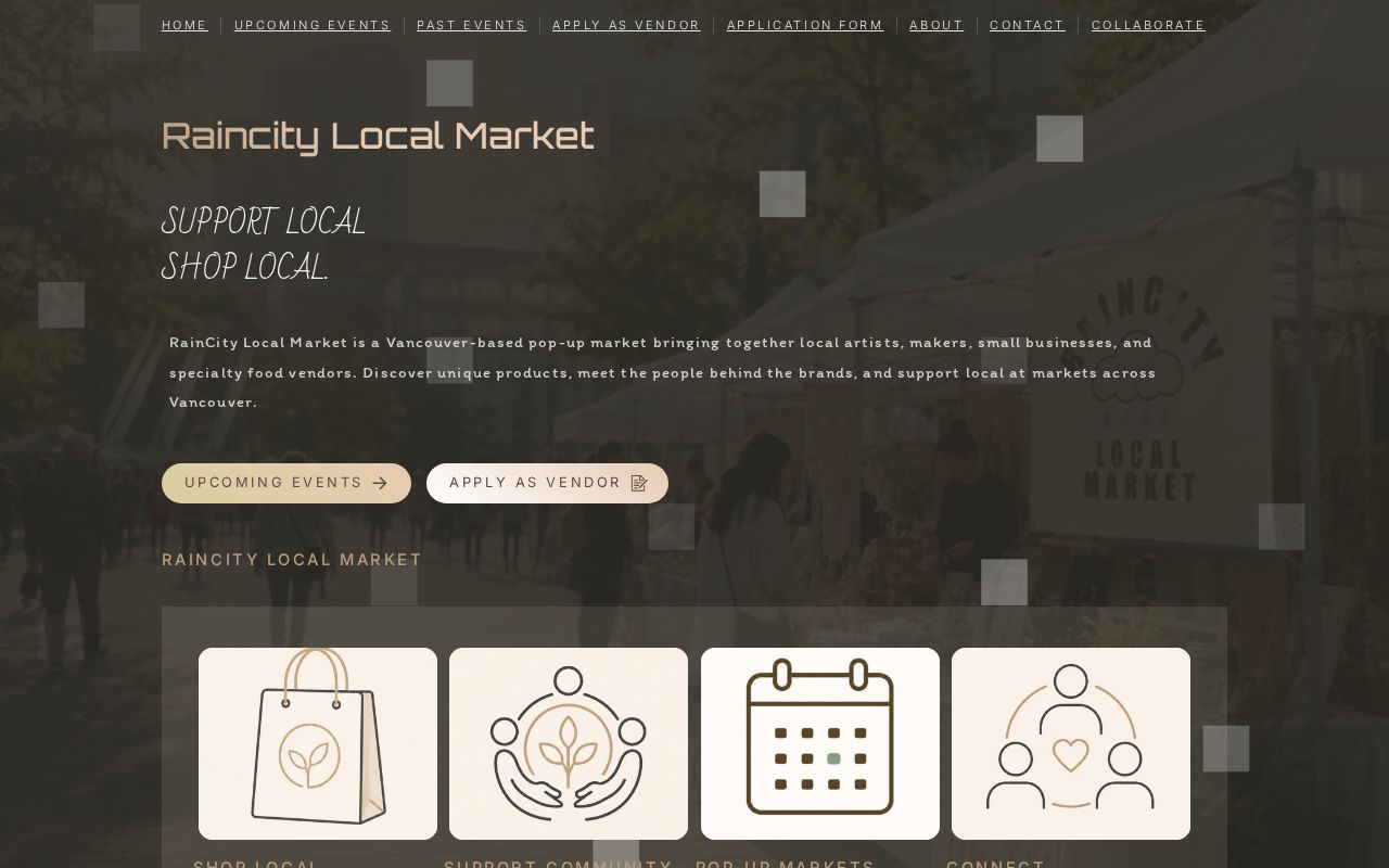 RainCity Local Market Halloween Market